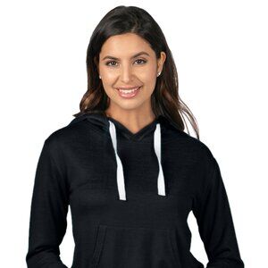 AFC Women's Pullover Soft Knit Black Hoodie Plus Size 2x 3x & 4x Sizes